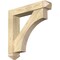 Ekena Millwork Westlake Arts and Crafts Rough Sawn Bracket w/ Offset Brace, Douglas Fir, 6"W x 30"D x 30"H BKT0604X30X30WTL03RDF - alternate 1